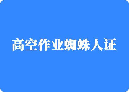 大鸡巴操在线视频高空作业蜘蛛人证